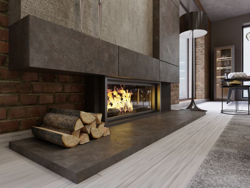 Brick Fireplace Design