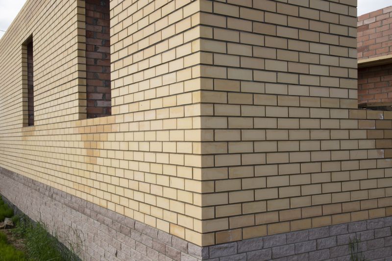Completed Brick Facade
